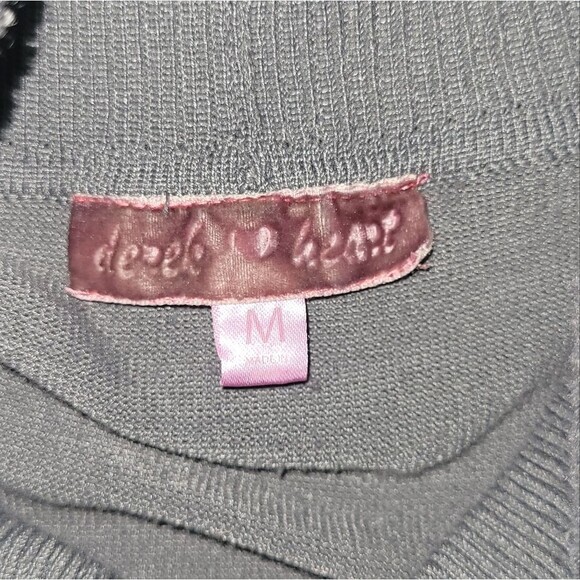 Derek Heart Cowl Neck Turtle Neck Tunic Sweater - Picture 2 of 2